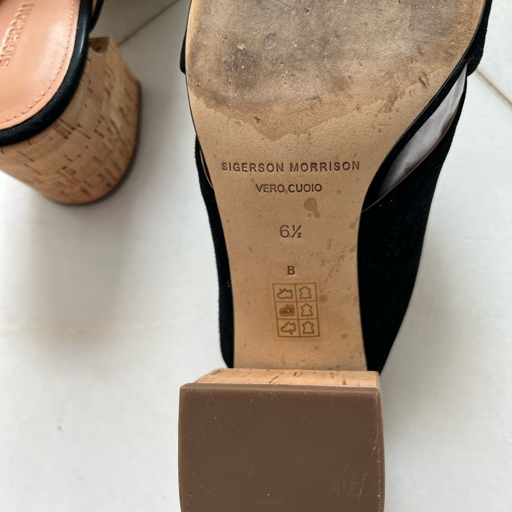 Suede Open Toe Sandals - image 5